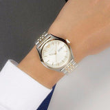 Emporio Armani Cream Dial Two Tone Steel Strap Watch For Men - AR11034 Authentic Buy Shop Now