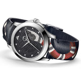 Gucci Le Marche Des Merveilles Black Dial Black Leather Strap Unisex Watch - YA1264007 Authentic Buy Shop Now