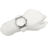 Emporio Armani Sportivo Analog Quartz White Dial White Rubber Strap Watch For Men - AR6103 Authentic Buy Shop Now