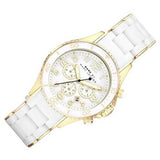 Marc Jacobs Rock Chronograph White Dial White Silicone Strap Watch for Women - MBM2546 Authentic Buy Shop Now