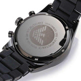 Emporio Armani Sportivo Chronograph Blue Dial Black Strap Watch For Men - AR5921 Authentic Buy Shop Now