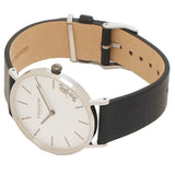 Coach Perry White Dial Black Leather Strap Watch for Women - 14503115 Authentic Buy Shop Now