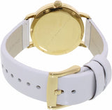Marc Jacobs Fergus White Dial White Leather Strap Watch for Women - MBM8653 Authentic Buy Shop Now