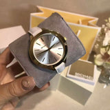 Michael Kors Slim Runway White Dial White Leather Strap Watch For Women - MK2273 Authentic Buy Shop Now