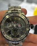 Tag Heuer Formula 1 Senna Limited Edition Chronograph Black Dial Silver Steel Strap Watch for Men - CAZ1013.BA0883 Authentic Buy Shop Now