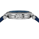 Versace Aion Chronograph Blue Dial Blue Leather Strap Watch for Men - VE1D01220 Authentic Buy Shop Now