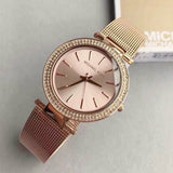 Michael Kors Darci Rose Gold Dial Rose Gold Mesh Bracelet Watch for Women - MK3369 Authentic Buy Shop Now