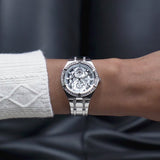 Guess Allara Quartz Silver Dial Silver Steel Strap Watch For Women - GW0604L1 Authentic Buy Shop Now