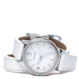 Burberry Utilitarian White Dial White Leather Strap Watch for Women - BU7846 Authentic Buy Shop Now