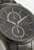 Armani Exchange Drexler Chronograph Black Dial Black Steel Strap Watch For Men - AX2601 Authentic Buy Shop Now