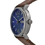 Marc Jacobs Fergus Blue Dial Brown Leather Strap Watch for Men - MBM5078 Authentic Buy Shop Now