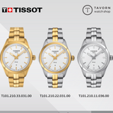 Tissot T Classic PR 100 Lady White Dial Gold Steel Strap Watch for Women - T101.210.33.031.00 Authentic Buy Shop Now