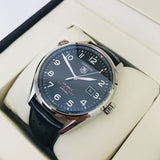 Tag Heuer Carrera Calibre 5 Drive Timer Black Dial Black Leather Strap Watch for Men - WAR2A10.FC6337 Authentic Buy Shop Now