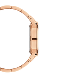 Daniel Wellington Iconic Link White Dial Rose Gold Steel Strap Watch For Women - DW00100211 Authentic Buy Shop Now