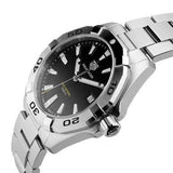 Tag Heuer Aquaracer Black Dial Silver Steel Strap Watch for Men - WBD1110.BA0928 Authentic Buy Shop Now