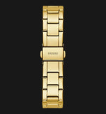 Guess Cosmic Chronograph Gold Dial Gold Steel Strap Watch for Women - GW0465L1 Authentic Buy Shop Now