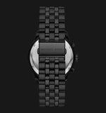 Michael Kors Cunningham Chronograph Black Dial Black Steel Strap Watch For Men - MK8965 Authentic Buy Shop Now