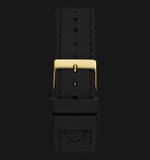 Guess Princess Crystals Gold Dial Black Silicone Strap Watch For Women - GW0439L2 Authentic Buy Shop Now