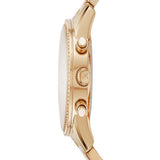 Michael Kors Ritz Chronograph Rose Dial Two Tone Steel Strap Watch for Women - MK6475 Authentic Buy Shop Now