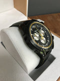 Versace V Ray Chronograph Grey Dial Black Leather Strap Watch for Men - VDB020014 Authentic Buy Shop Now
