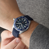Tag Heuer Aquaracer Quartz Blue Dial Blue Rubber Strap Watch for Men - WAY101C.FT6153 Authentic Buy Shop Now
