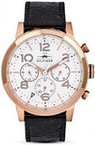 Tommy Hilfiger Jake Multifunction White Dial Black Leather Strap Watch for Men - 1791236 Authentic Buy Shop Now