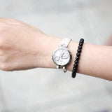 Tissot T Trend Flamingo Valentines Mother of Pearl White Dial White Leather Strap Watch For Women - T094.210.16.111.01 Authentic Buy Shop Now