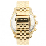 Michael Kors Lexington Gold Dial Gold Steel Strap Watch for Men - MK8281 Authentic Buy Shop Now