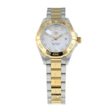 Tag Heuer Aquaracer Diamonds Mother of Pearl Dial Two Tone Steel Strap Watch for Men - WBD1422.BB0321 Authentic Buy Shop Now