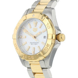 Tag Heuer Aquaracer Mother of Pearl Dial Two Tone Steel Strap Watch for Men - WBD1420.BB0321 Authentic Buy Shop Now