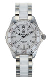 Tag Heuer Aquaracer Diamonds White Dial Two Tone Steel Strap Watch for Women - WAY131H.BA0914 Authentic Buy Shop Now