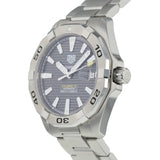 Tag Heuer Aquaracer Calibre 5 Grey Dial Silver Steel Strap Watch for Men - WBD2113.BA0928 Authentic Buy Shop Now