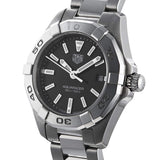 Tag Heuer Aquaracer Quartz Black Dial Silver Steel Strap Watch for Women - WBD1410.BA0741 Authentic Buy Shop Now