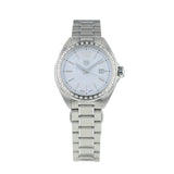 Tag Heuer Formula 1 Diamonds Mother of Pearl White Dial Silver Steel Strap Watch for Women - WBJ141A.BA0664 Authentic Buy Shop Now