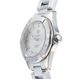 Tag Heuer Aquaracer Diamonds Mother of Pearl Dial Silver Steel Strap Watch for Women - WBD131B.BA0748 Authentic Buy Shop Now