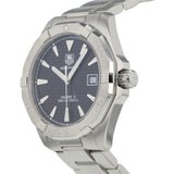 Tag Heuer Aquaracer Automatic Black Dial Silver Steel Strap Watch for Men - WAY2110.BA0928 Authentic Buy Shop Now