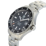 Tag Heuer Aquaracer Automatic Caliber 5 Black Dial Silver Steel Strap Watch for Men - WAN2110.BA0822 Authentic Buy Shop Now