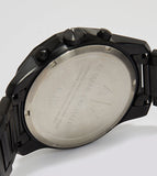 Armani Exchange Chronograph Black Dial Black Steel Strap Watch For Men - AX7140 Authentic Buy Shop Now