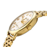 Coach Delancey White Dial Gold Steel Strap Watch for Women - 14502241 Authentic Buy Shop Now