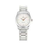 Omega Seamaster Aqua Terra Quartz Diamond Silver Dial Silver Steel Strap Watch for Women - 220.10.28.60.54.001 Authentic Buy Shop Now