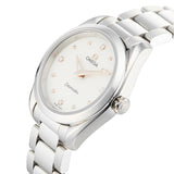 Omega Seamaster Aqua Terra Quartz Diamond Silver Dial Silver Steel Strap Watch for Women - 220.10.28.60.54.001 Authentic Buy Shop Now