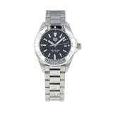 Tag Heuer Aquaracer Quartz Black Dial Silver Steel Strap Watch for Women - WBD1410.BA0741 Authentic Buy Shop Now