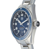 Tag Heuer Autavia Automatic Blue Dial Silver Steel Strap Watch for Men - WBE5116.EB0173 Authentic Buy Shop Now