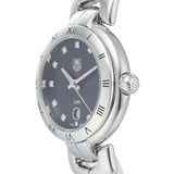 Tag Heuer Link Quartz Diamonds Black Dial Silver Steel Strap Watch for Women - WAT1410.BA0954 Authentic Buy Shop Now