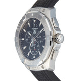 Tag Heuer Aquaracer Chronograph Black Dial Black Rubber Strap Watch for Men - CAY1110.FT6041 Authentic Buy Shop Now
