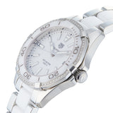 Tag Heuer Aquaracer Diamonds White Dial Two Tone Steel Strap Watch for Women - WAY131H.BA0914 Authentic Buy Shop Now
