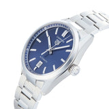 Tag Heuer Carrera Date Blue Dial Silver Steel Strap Watch for Men - WBN2112.BA0639 Authentic Buy Shop Now