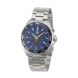 Tag Heuer Formula 1 Red Bull Racing Chronograph Blue Dial Silver Steel Strap Watch for Men - CAZ101AK.BA0842 Authentic Buy Shop Now