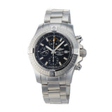 Breitling Avenger Chronograph 45mm Black Dial Silver Steel Strap Watch for Men - A13317101B1A1 Authentic Buy Shop Now