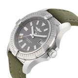 Breitling Avenger Automatic GMT 43 Green Dial Green Nylon Strap Watch for Men - A17318101L1X1 Authentic Buy Shop Now
